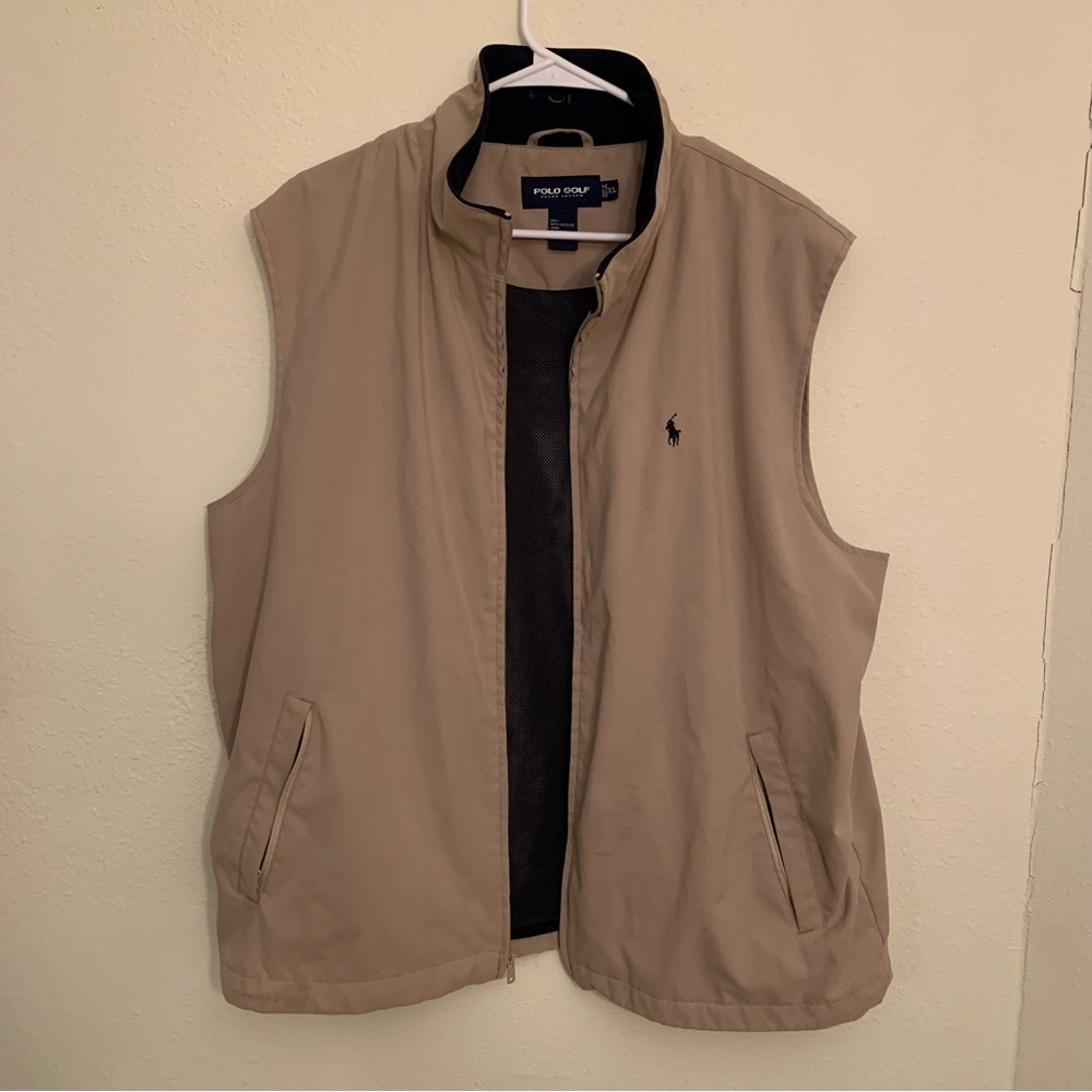 Polo golf vest jacket
